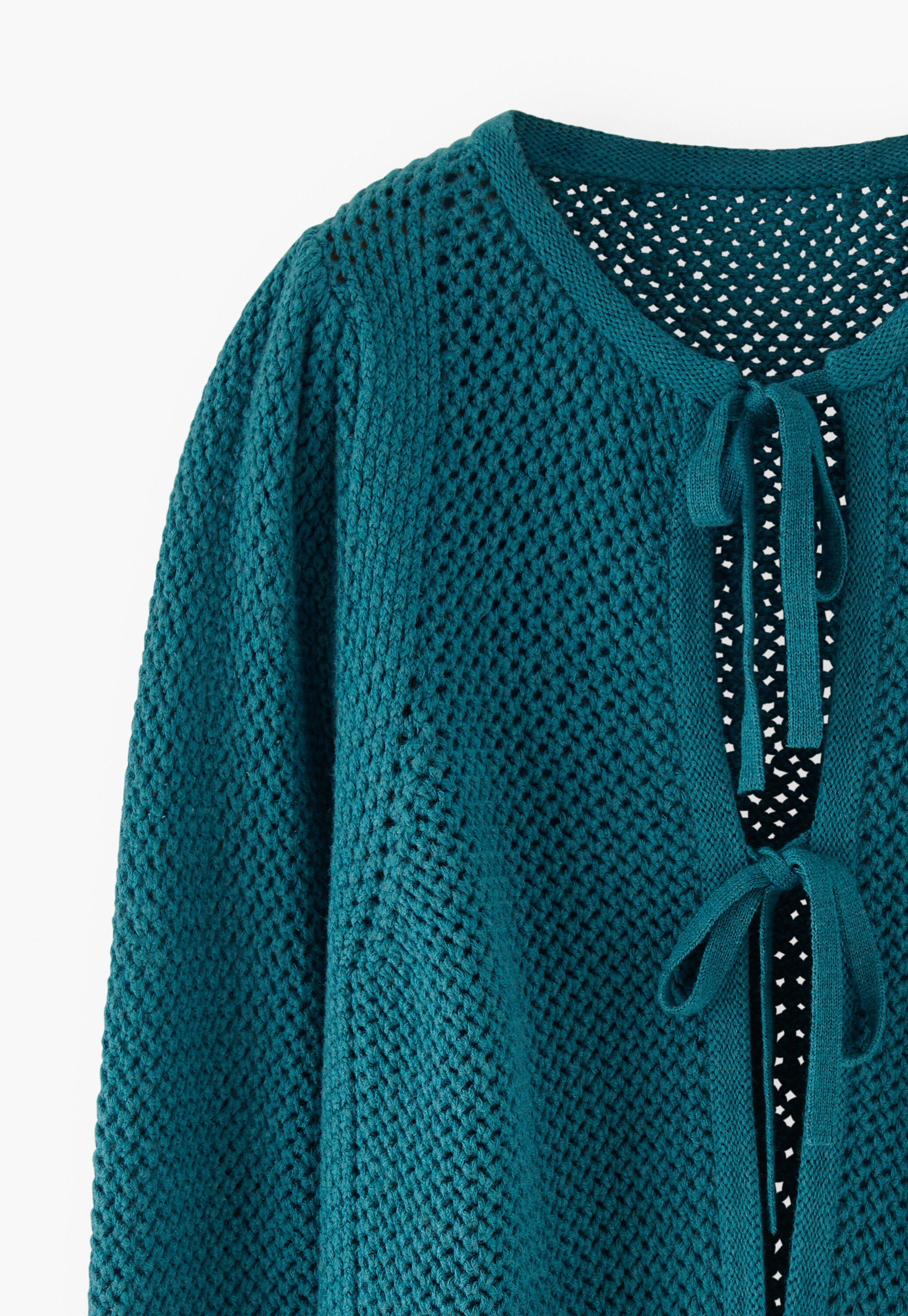 Cardigan mit Bindeband