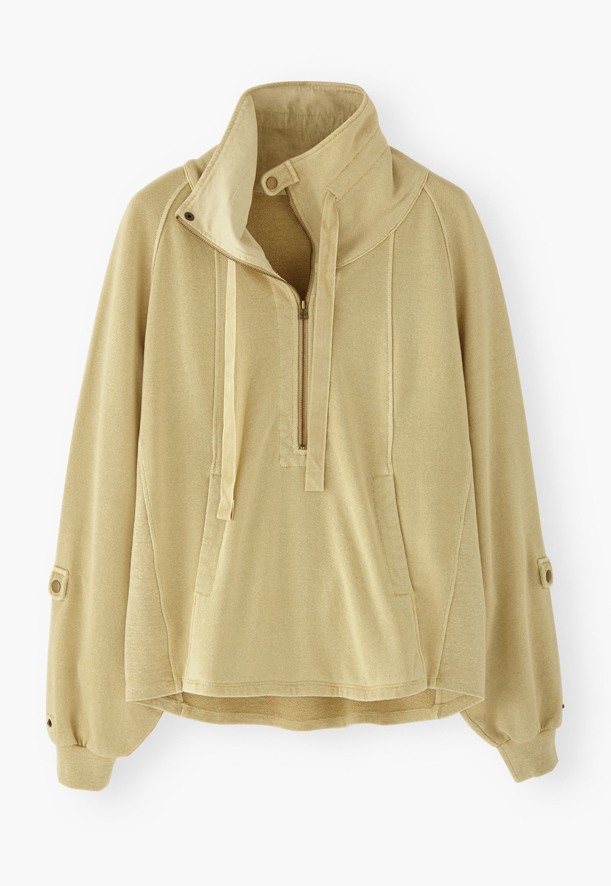 Sweatshirt mit Trichterkragen