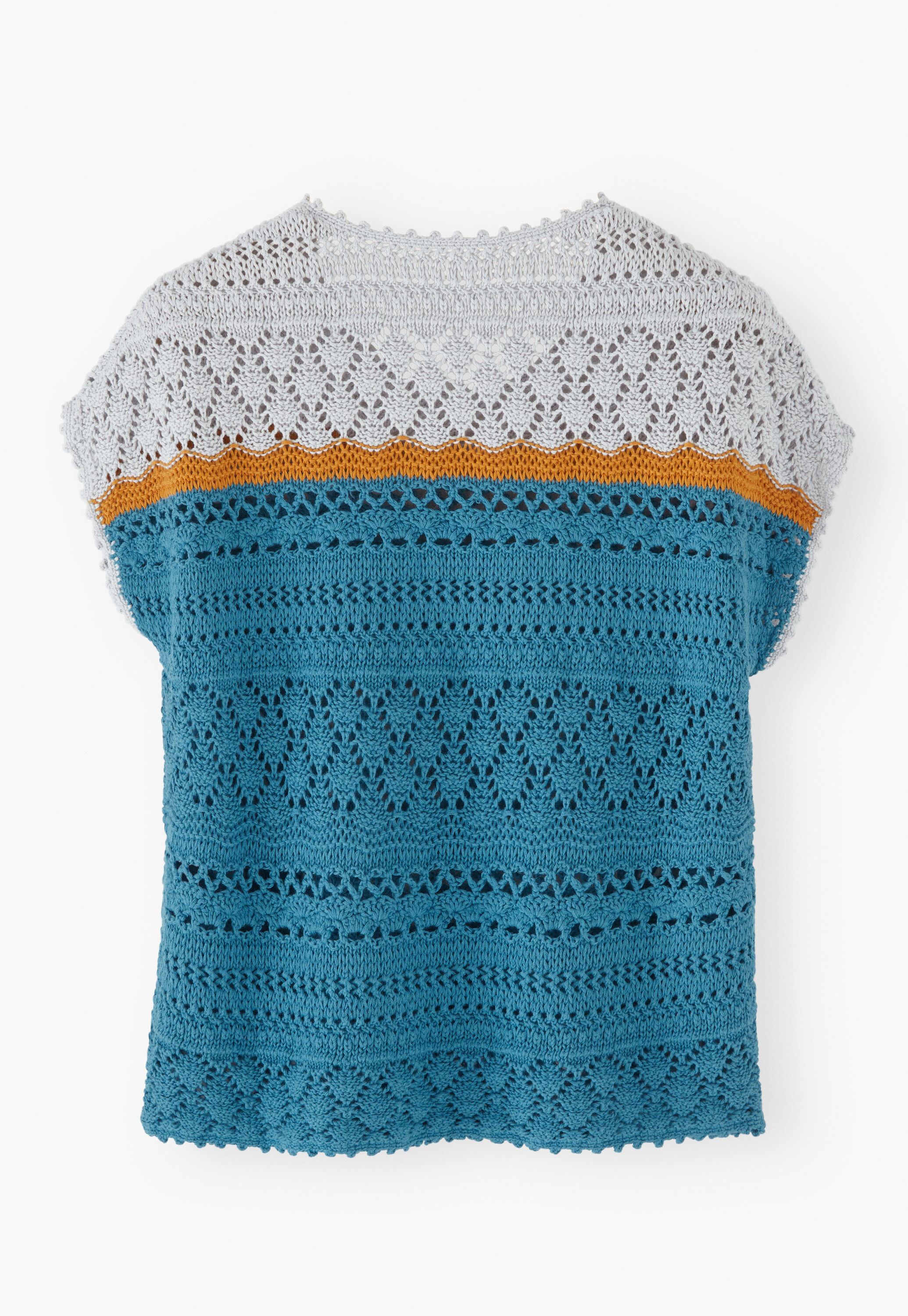 Pullover im H&auml;kelmuster