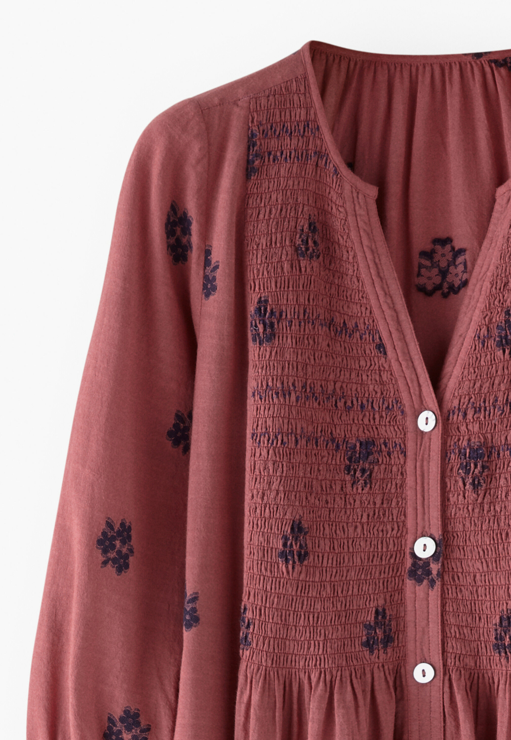 Kleid aus geklipptem Jacquard
