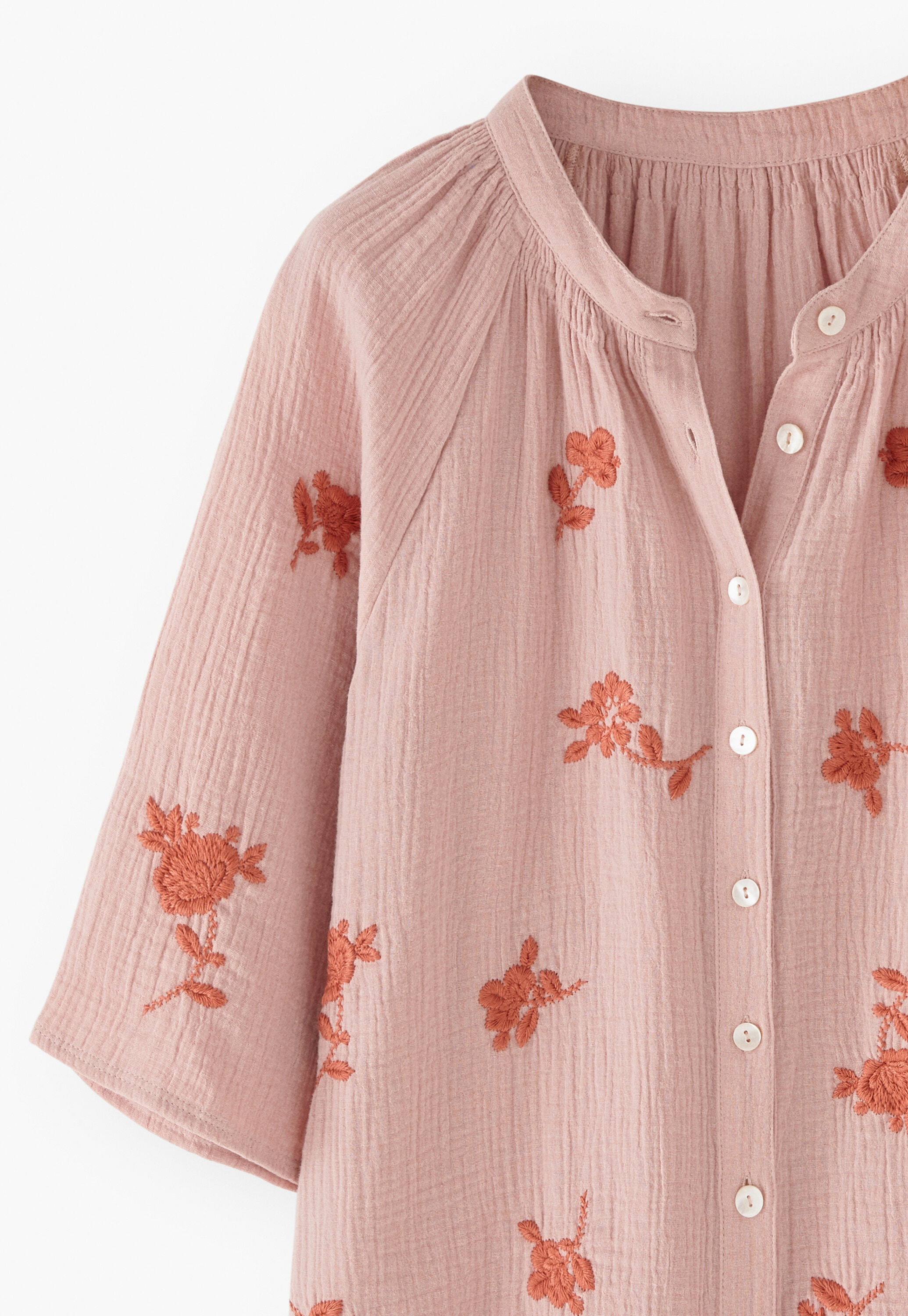 Bestickte Bluse