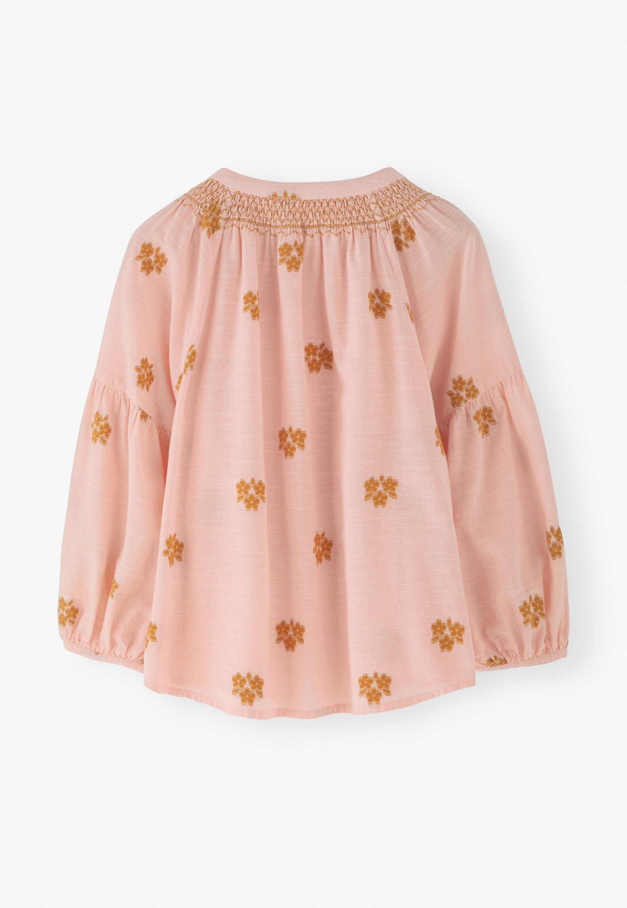 Bluse aus geklipptem Jacquard