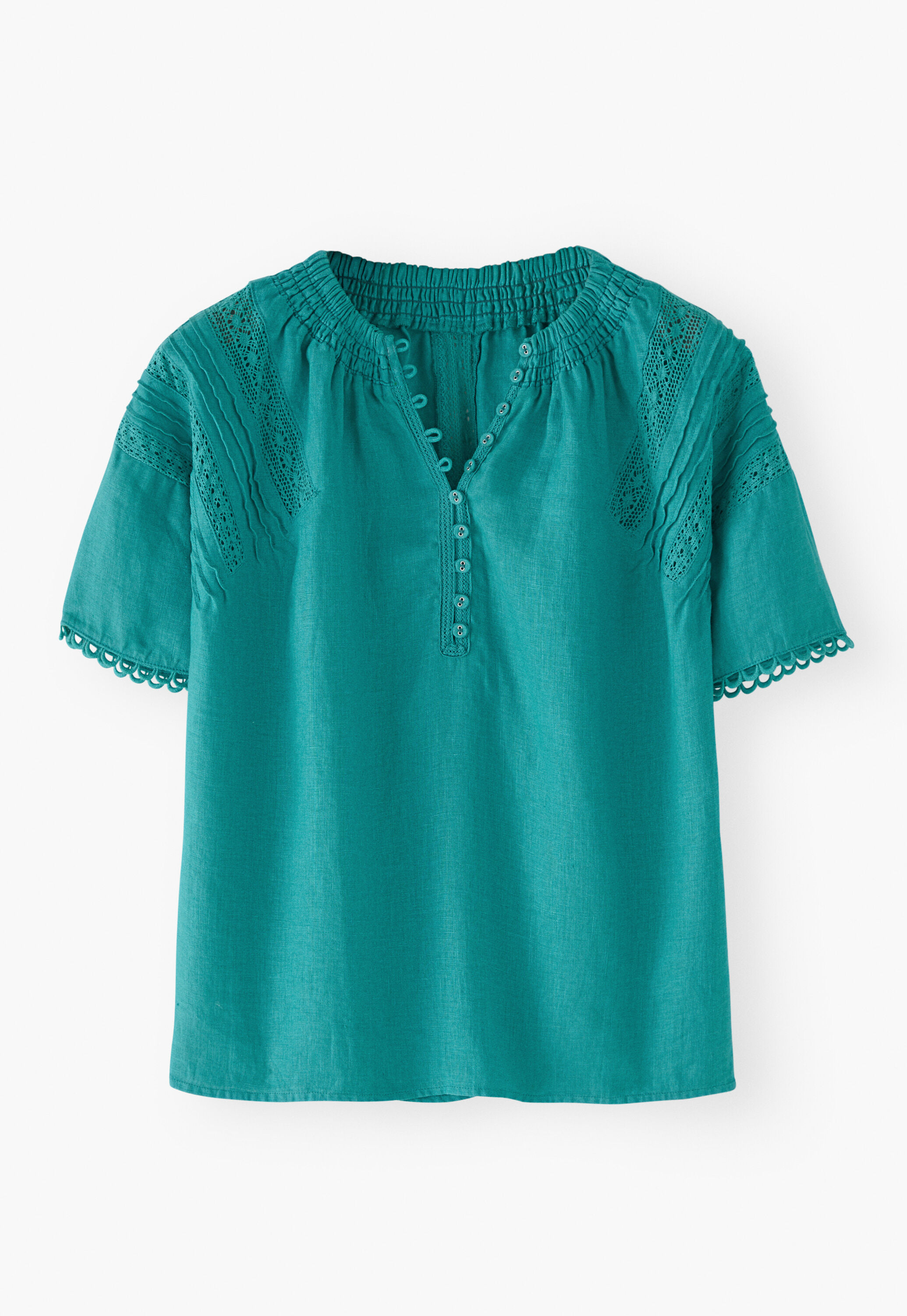 Bluse mit Spitzendetail
