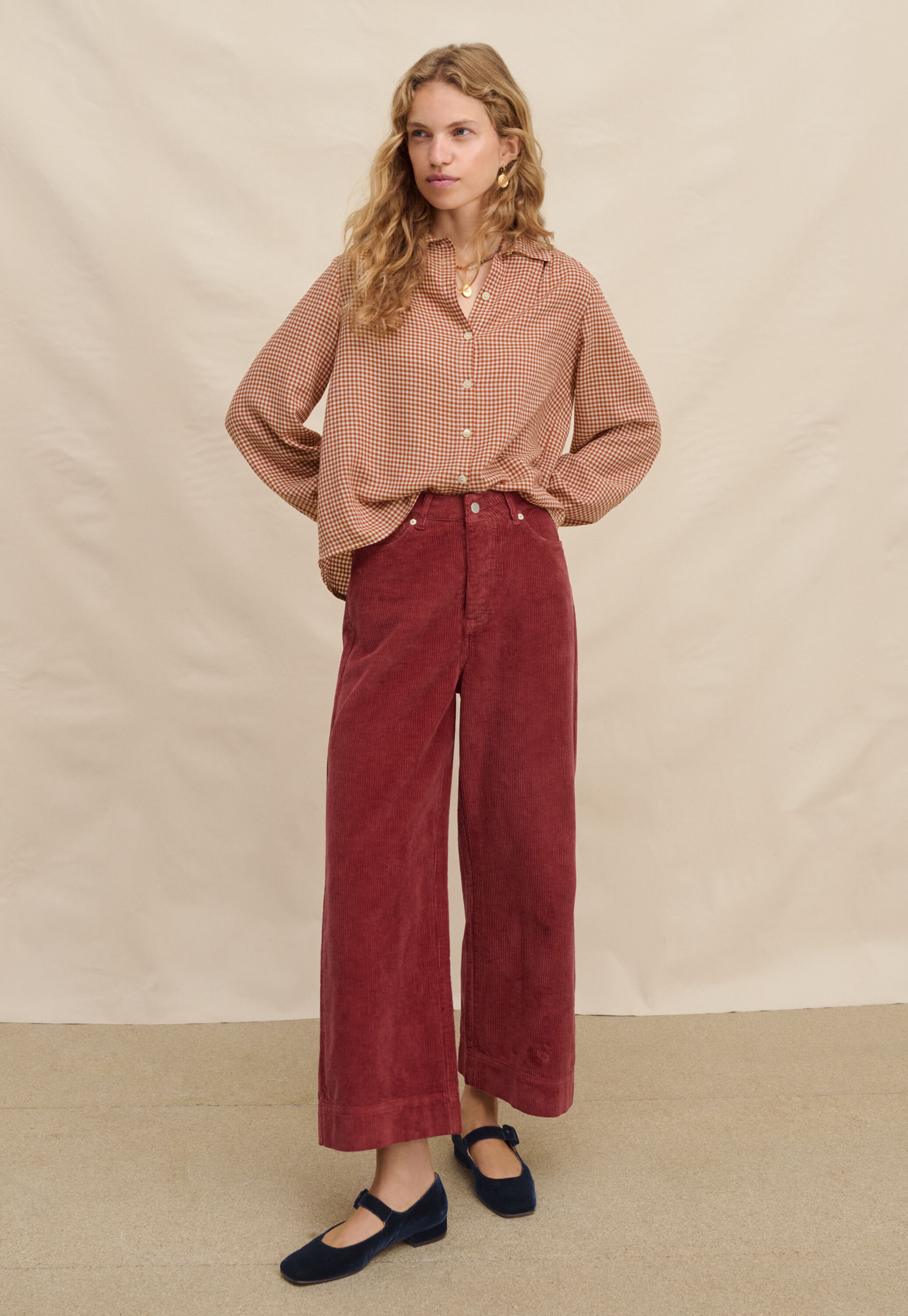 Karierte Bluse