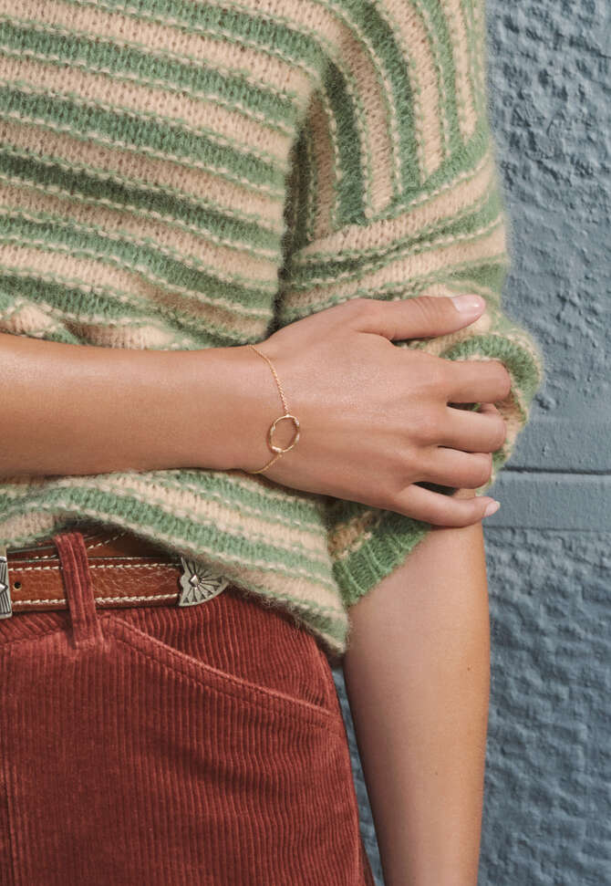 Armband mit Kreiselement, Gold, completeTheLook
