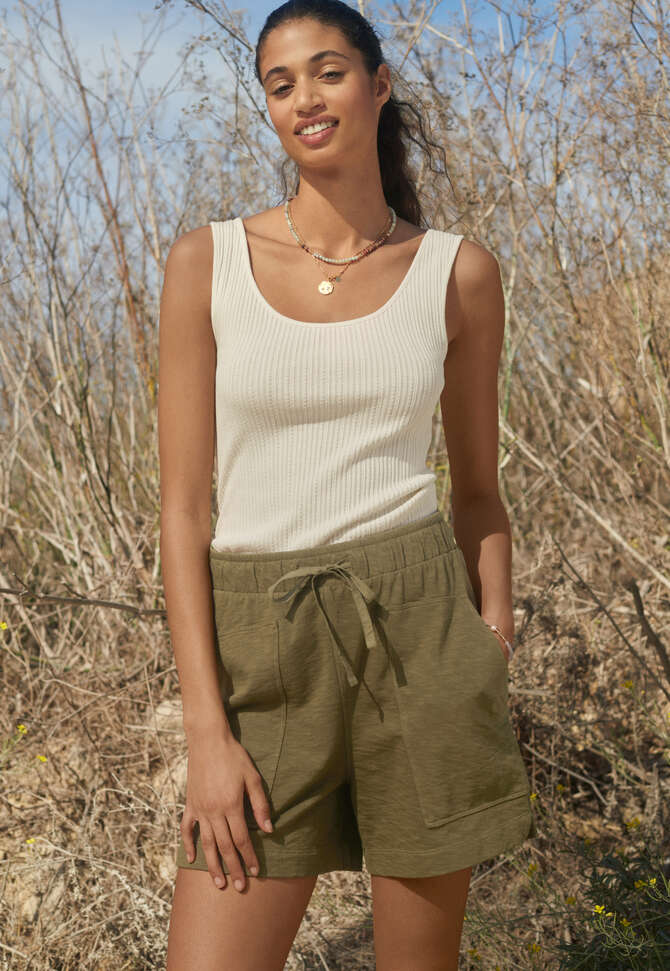 Jersey-Shorts, Khaki/Olive, completeTheLook