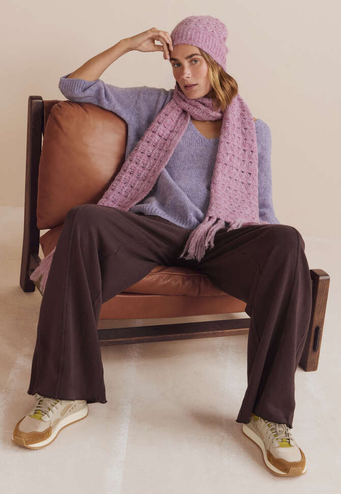 Weitbeinige Jogginghose, Espresso, completeTheLook