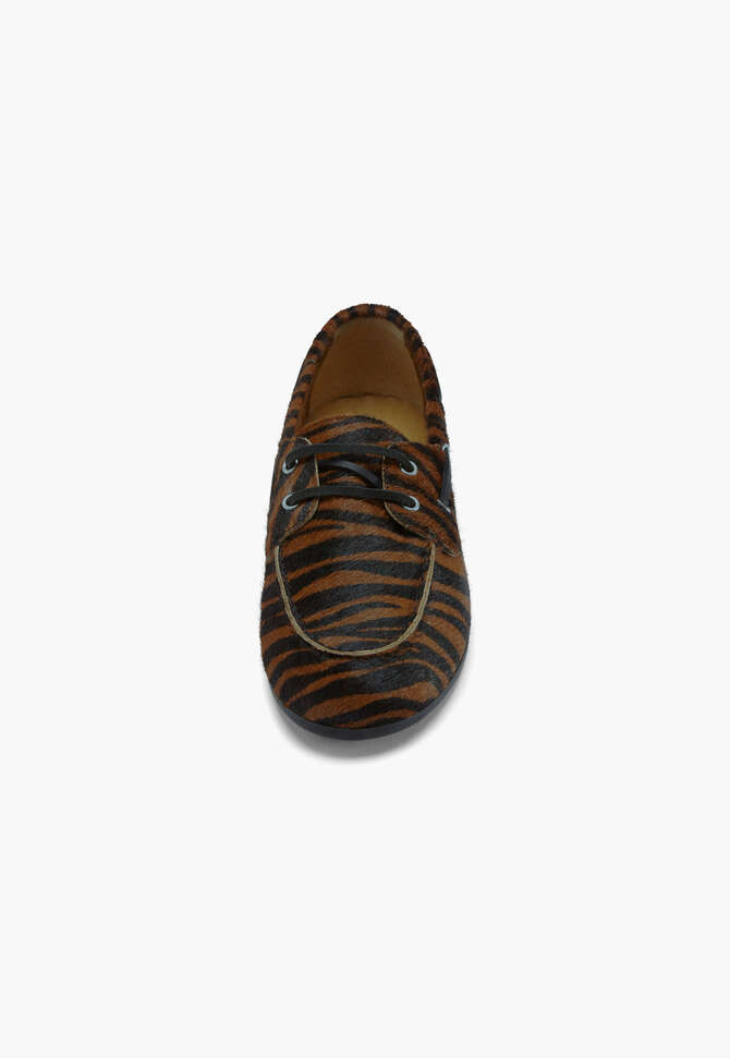 Gestreifte Loafer, Braun, completeTheLook