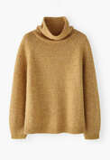 High-neck raglan sweater, Tuscan sun, webstill