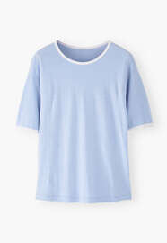 Jersey-T-Shirt, Glockenblume, webstill