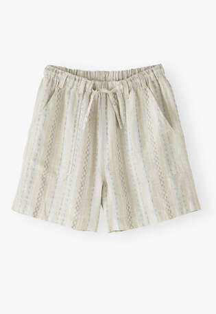 Schlupf-Shorts, Kieselstein, webstill