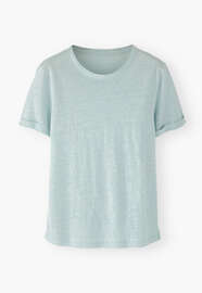 Jersey-T-Shirt, Zartes Ozeanblau, webstill