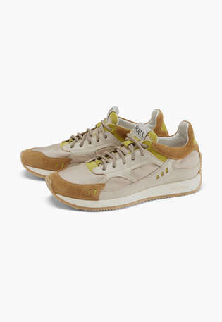 Sneaker, Cognac/Ecru, webstill