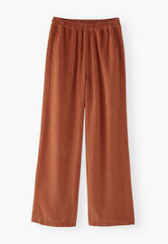 Lockere Hose, Rote Tonerde, webstill