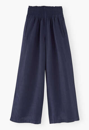 Culotte, Tiefes Indigo, webstill