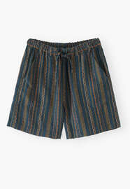 Schlupf-Shorts, Dunkles Petrol, webstill