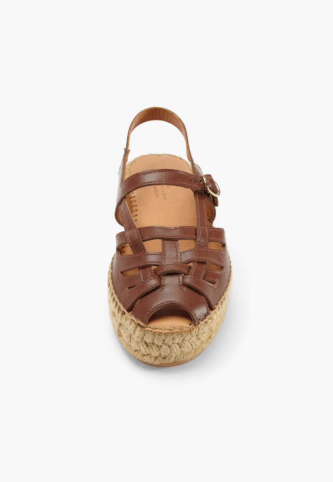 Plateausandalen, Braun, completeTheLook