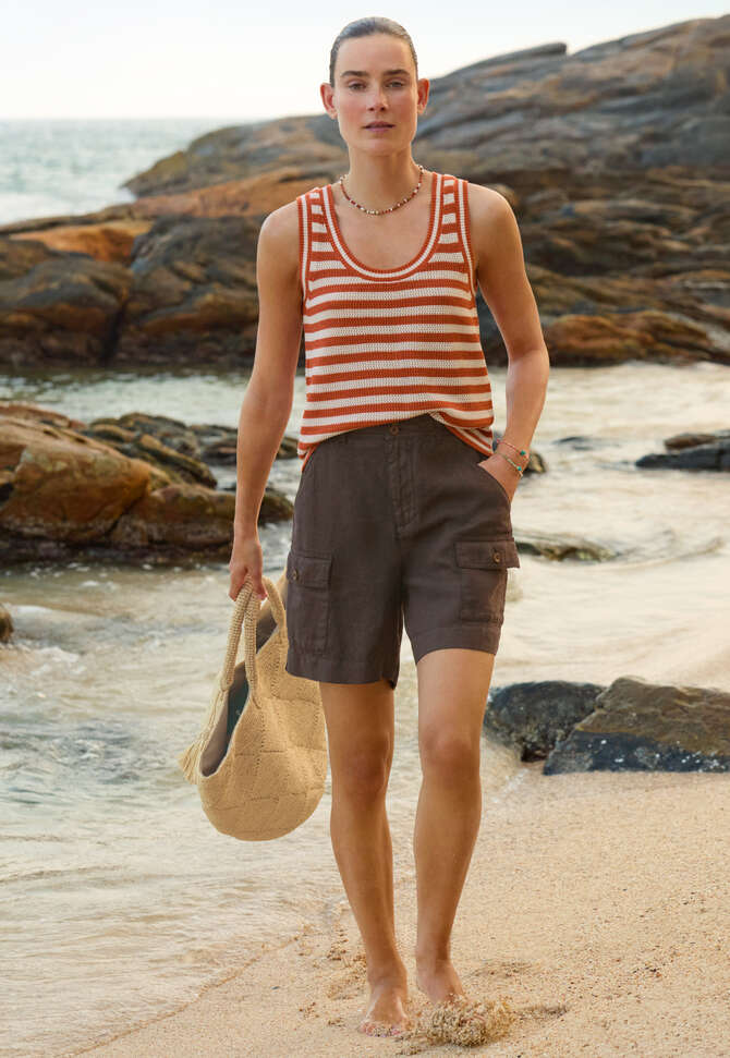 Utility-Shorts, Dunkle Schokolade, completeTheLook