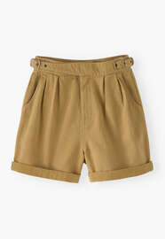 Schnallen-Shorts, Oliver Sand, webstill
