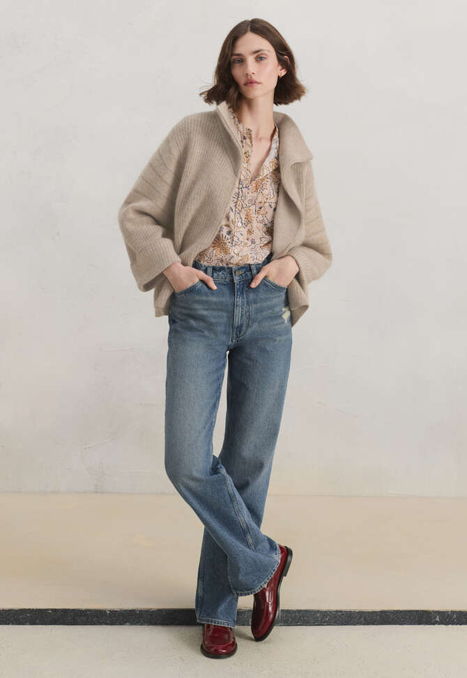 Strickjacke, Haferbeige, completeTheLook