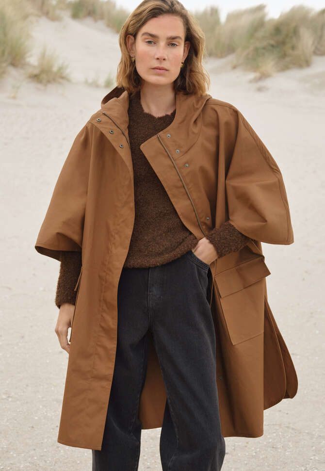 Pullover mit Rundhalsausschnitt, Dunkle Schokolade, completeTheLook