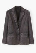 Cord blazer, Charcoal, webstill