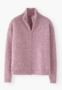 Zip-up sweater, Pink lavender, webstill