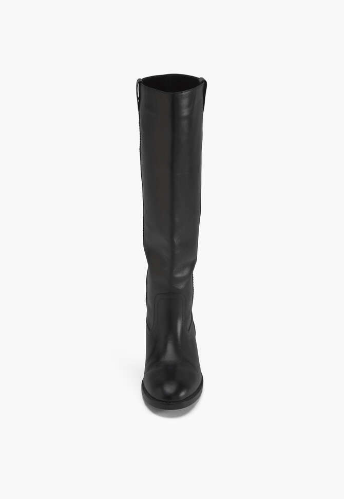 Kniehohe Stiefel, Schwarz, completeTheLook