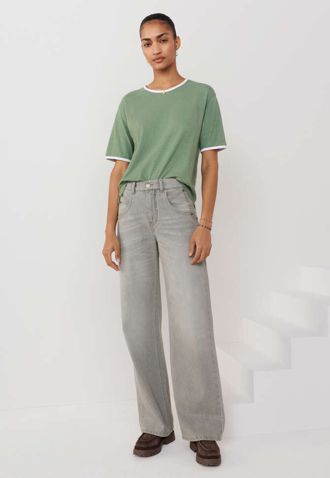Jersey-T-Shirt, Eukalyptus, completeTheLook