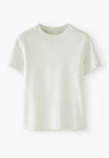 Ribbed jersey T-shirt, Frost, webstill
