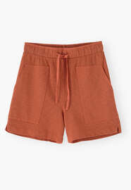 Jersey-Shorts, Orange/Tonerde, webstill