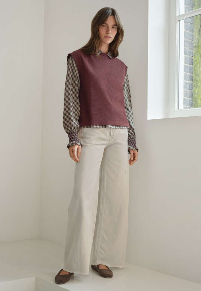 Karohemd, Salbei/Pflaume, completeTheLook