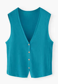 &Auml;rmelloser Pullover, Cerulean, webstill