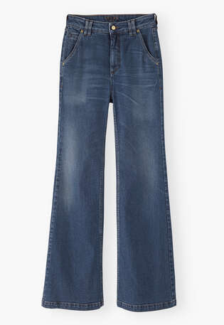 Schlagjeans, Dunkles Vintage, webstill