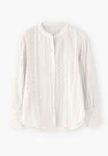 Lace blouse, Off-white, webstill