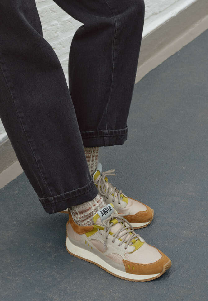 Gemusterte Socken, Taupe, completeTheLook
