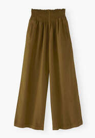 Culotte, Dunkeloliv, webstill