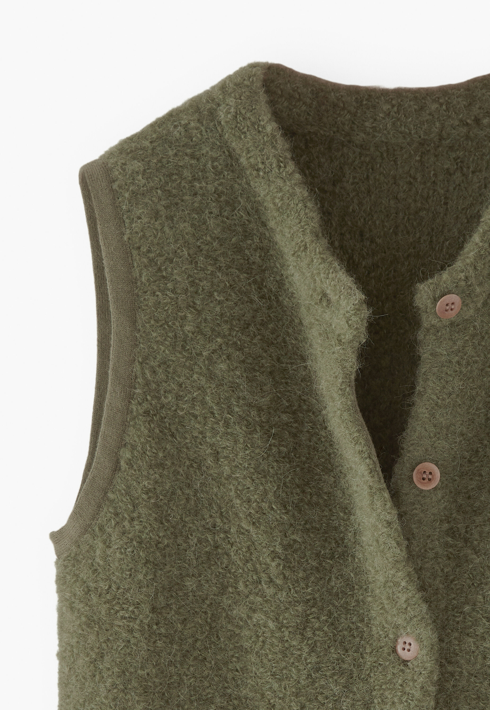 Knitted gilet