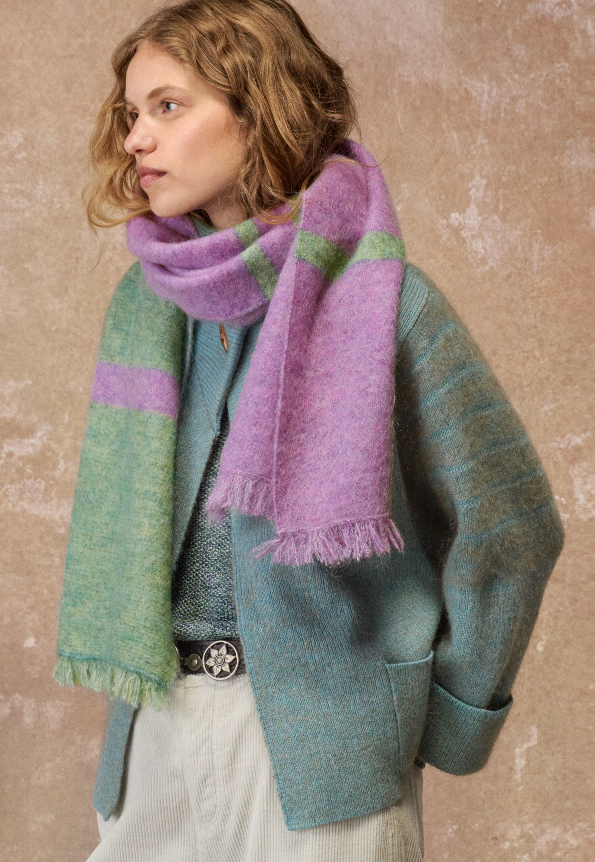 Striped scarf