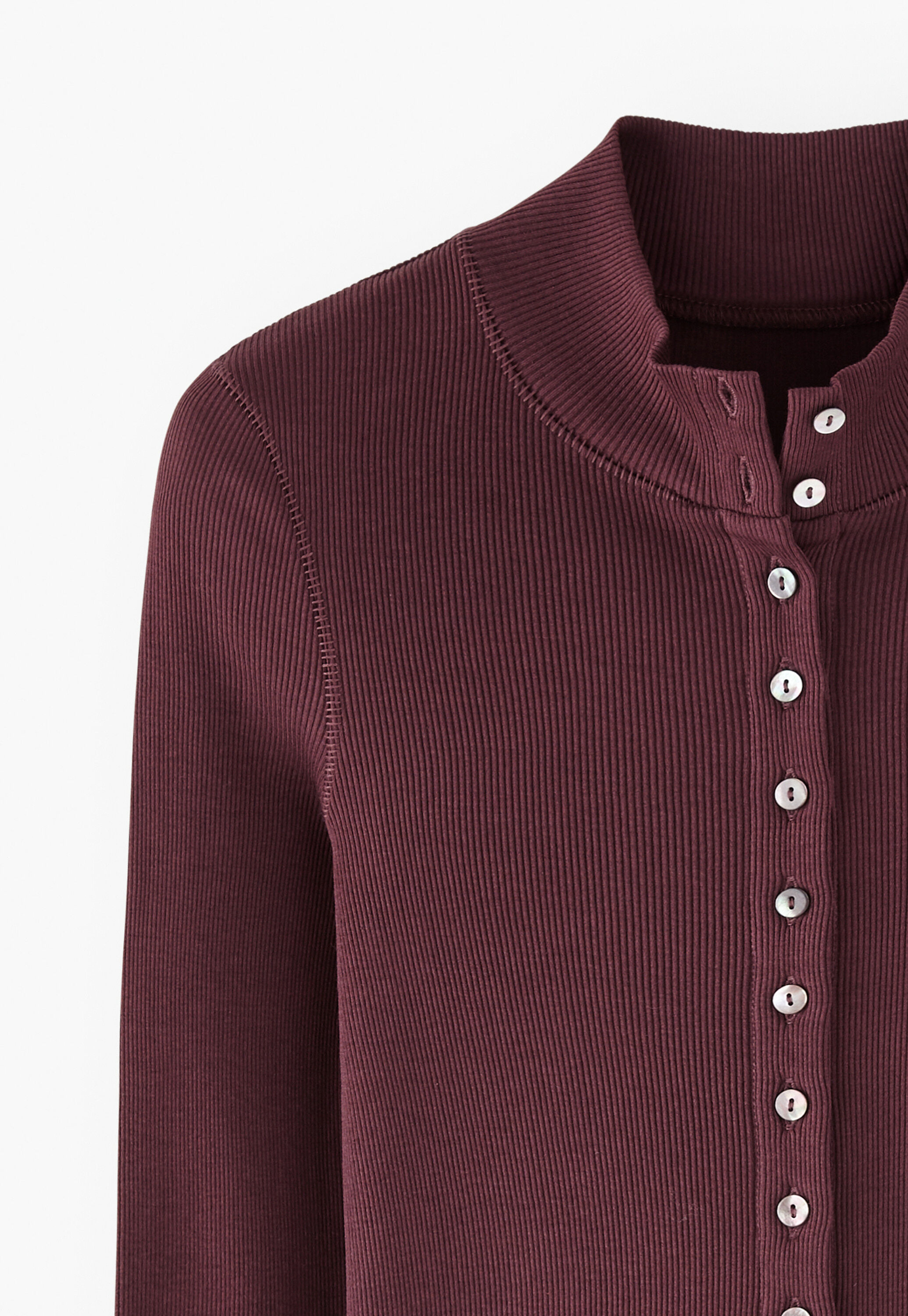 Button-through top