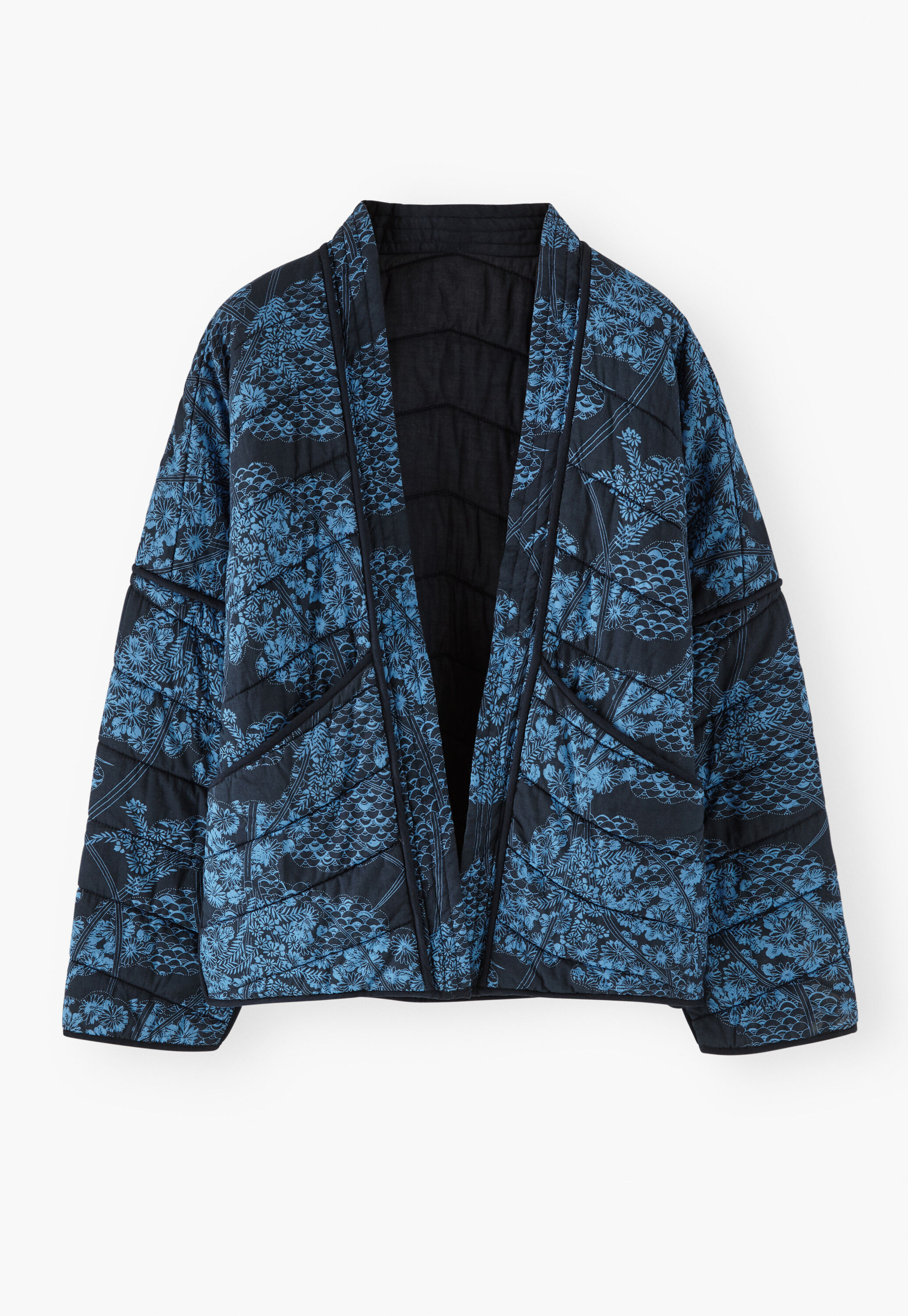 Quilted print jacket