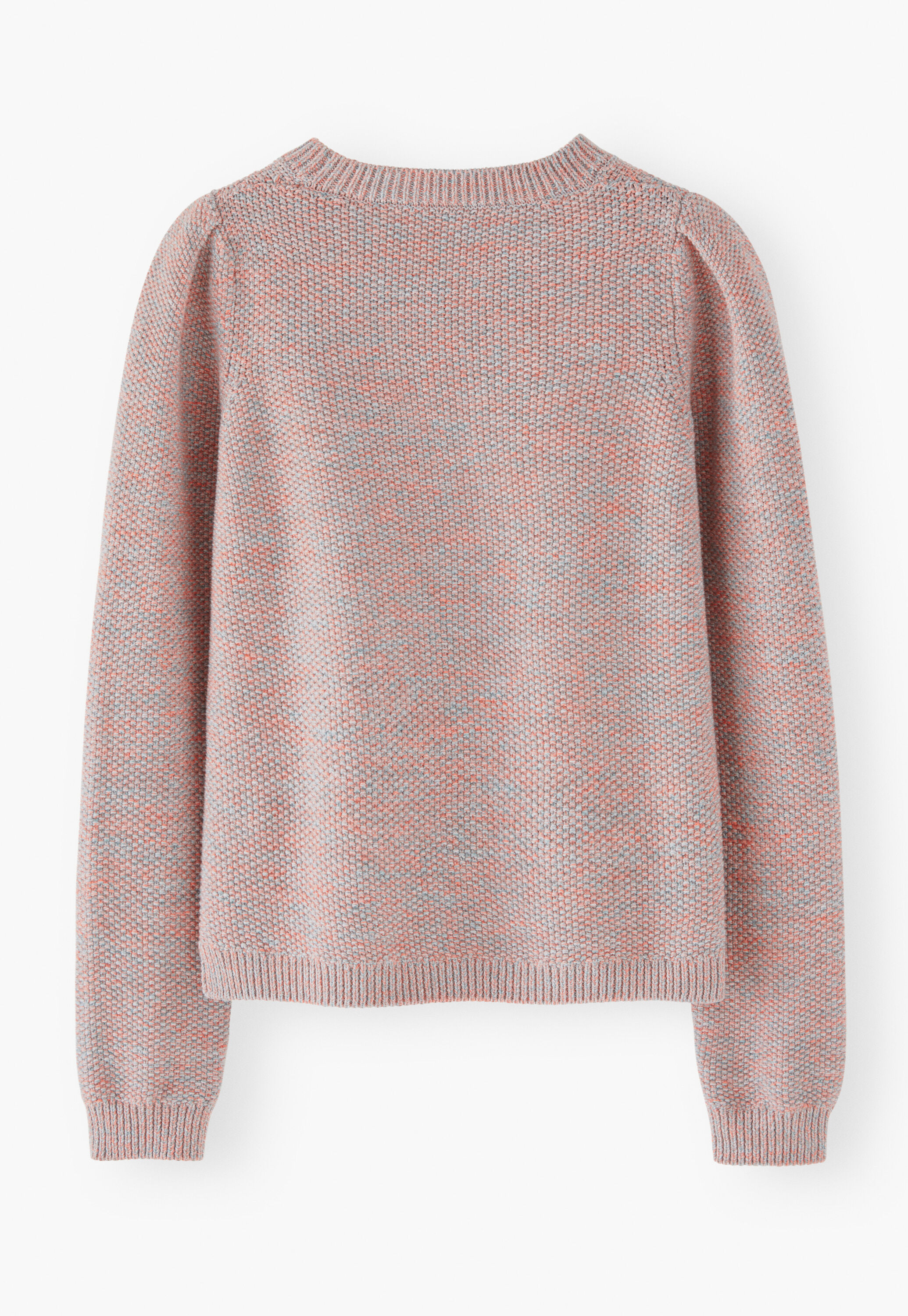 Moss-stitch sweater